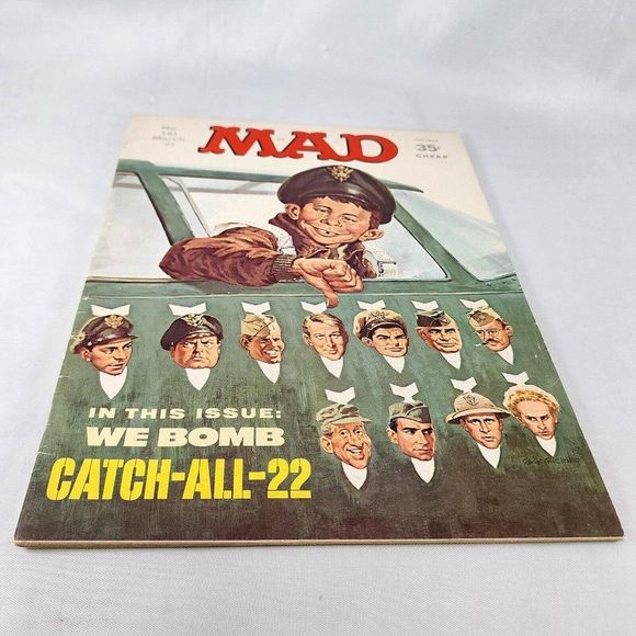 Mad Magazine Issue #141 March 1971 We Bomb Catch All 22 Military Jack Rickard VG - Picture 4 of 12